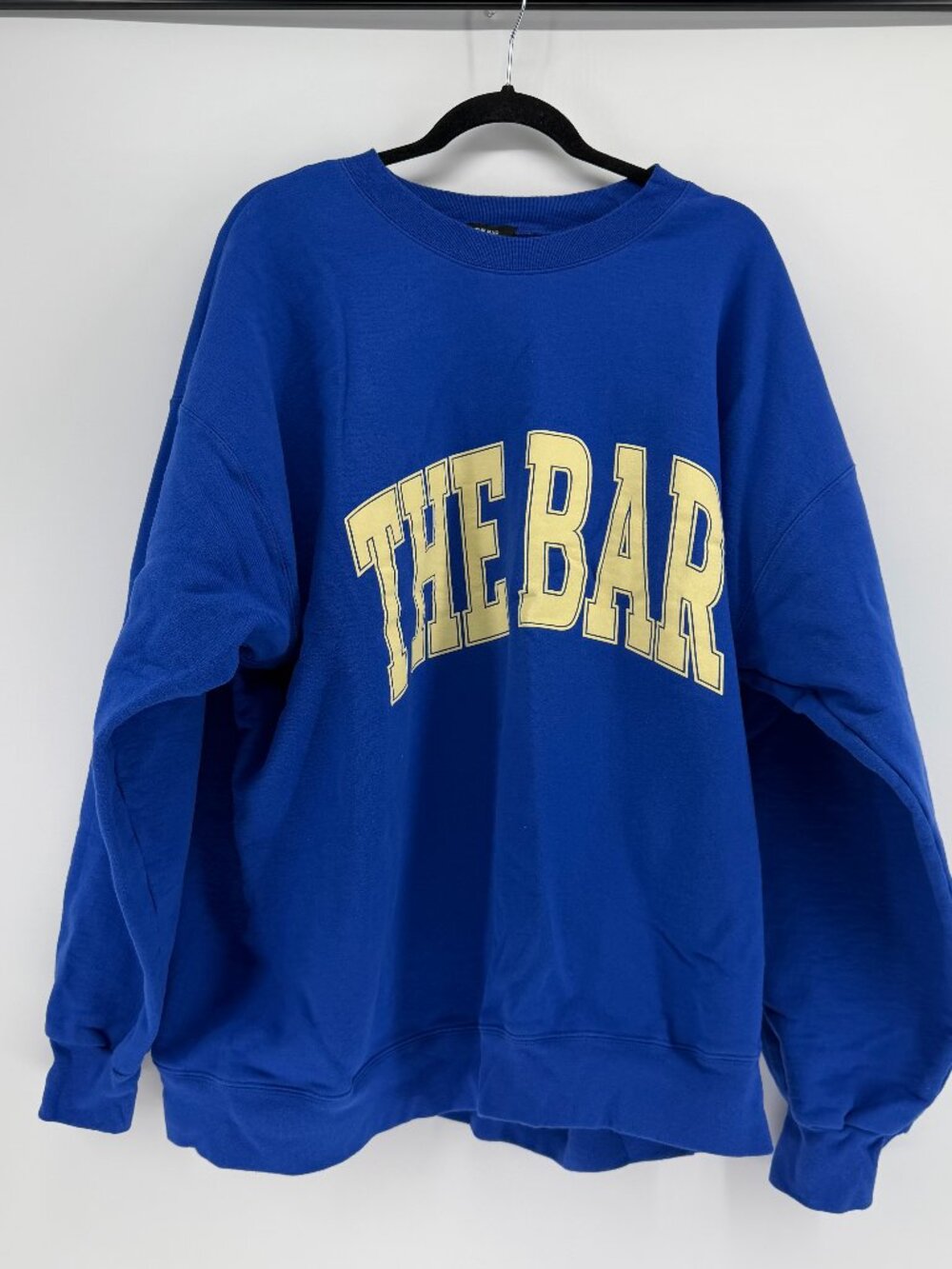 The Bar Varsity Sweatshirt oversized Blue